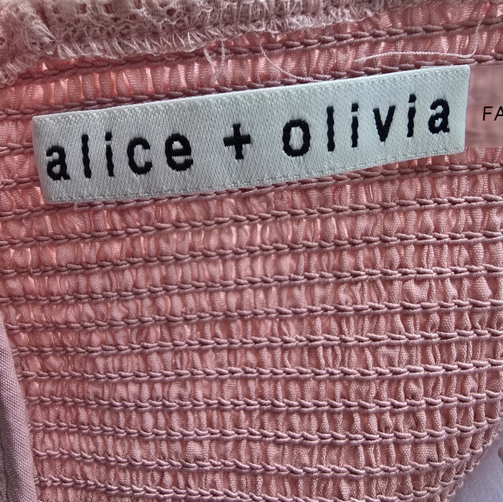 Alice + Olivia Pink Ruffle Maxi Dress - Picture 10 of 10